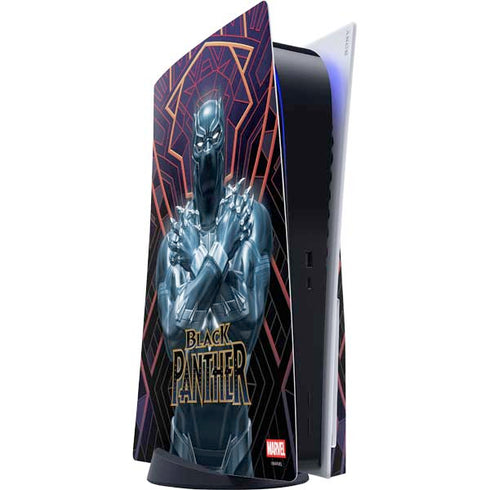Marvel Black Panther Wakanda Salute PS5 Console Skin